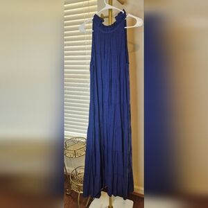 Entro‎ Royal Blue Maxi Skirt